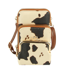Small Crossbody For Women Double Zip Adjustable Strap Over T