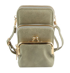 Small Crossbody For Women Double Zip Adjustable Strap Over T