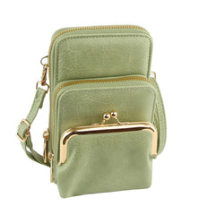 Small Crossbody For Women Double Zip Adjustable Strap Over T