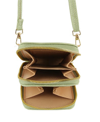 Small Crossbody For Women Double Zip Adjustable Strap Over T