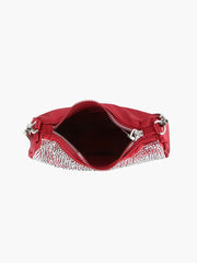 Rhinestone Sparkler Hobo Handbag