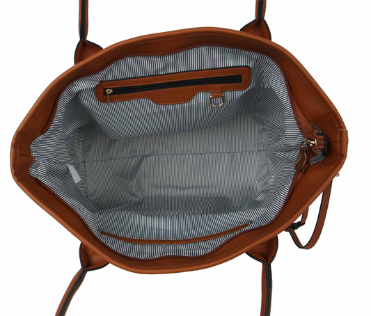 Tote Zig Zag Aztec Print Shoulder Hoho Handbag