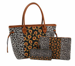 Tote Sunflower Leo Shoulder Hobo Handbag