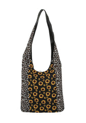 Women Leo Shoulder Sun Flower Handbag Bag