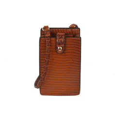 Croc Alligator Crossbody Bag Cell Phone Purse