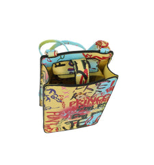FASHION MULTI GRAFFITI PRINT CELL PHONE BAG