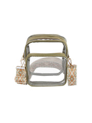 Guitar Strap Clear Crossbody Sling