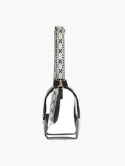 Sling Guitar Wide Strap Transparent Crossbody Bag