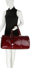 Duffel Bag Crocdile Skin Travel Luggage
