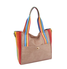 RAINBOW TOTE HANDBAG