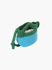 Petite Woven Two Toned Crosbody