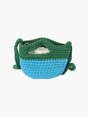 Petite Woven Two Toned Crosbody