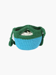 Petite Woven Two Toned Crosbody