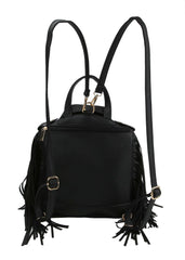 Fringe Motorcycle Jacket Backpack