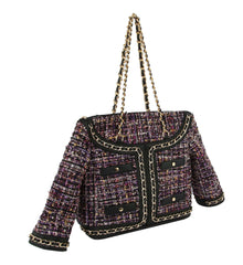 Women Satchel Handbag Tote Gold Chain