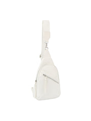 Diagnal Zip Front Pocket Sling Backpack
