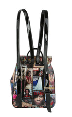 Glossy Magazine Backpack Travel Bag