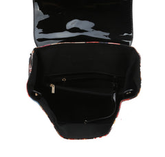 Glossy Magazine Clear Backpack Crossbody Purse