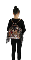 Glossy Magazine Clear Backpack Hobo Crossbody Purse