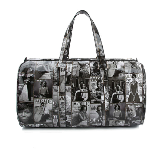 Glossy Magazine Cover Luggage Bag Duffel Bag