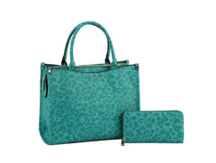 HF  Multi Compartment Leo Hand Tote Set    QFS-0066W
