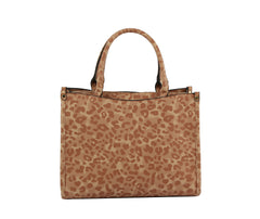 HF  Multi Compartment Leo Hand Tote Set    QFS-0066W