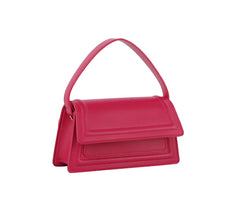 Flap top handle crossbody bag