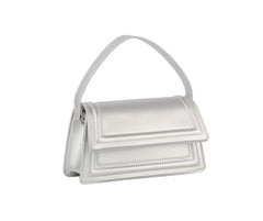 Flap top handle crossbody bag