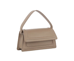 Flap top handle crossbody bag