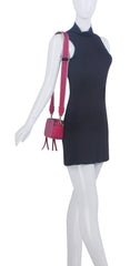 Double zip crossbody bag
