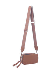 Double zip crossbody bag
