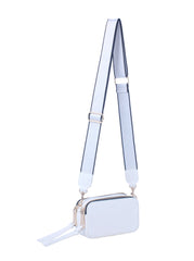 Double zip crossbody bag
