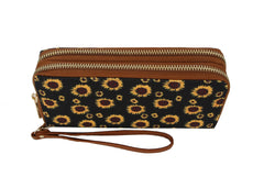 MULTI COLORED ZIG ZAG AZTEC PRINT WALLET