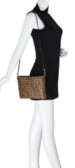 Leo Print Crossbody With Chain Strap